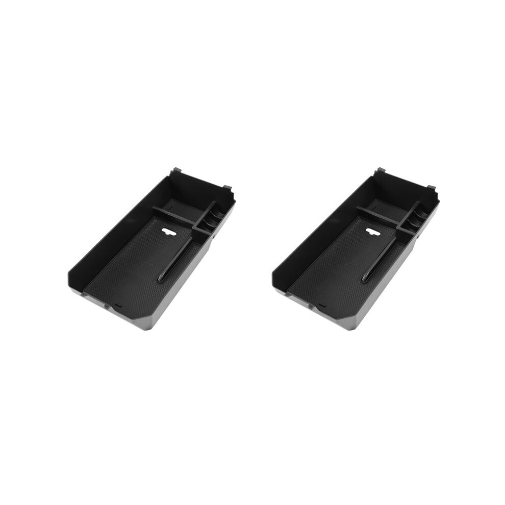 2X Centre Console Organizer Tray For W205 C Class W253 Glc Class 2015-2020, Console Armrest Storage Box 4713738750258