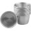 Stainless Steel Dipping Sauce Containers 12Pack, Assorted Sizes for Condiments 2