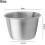 Stainless Steel Dipping Sauce Containers 12Pack, Assorted Sizes for Condiments 4