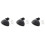 3X Black for  C4 Handle for Glove Box Compartment Glovebox Repair Fix 1