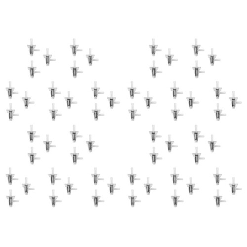 60Pcs Universal Motorcycle Right Angle Inline Fuel Filter 1/4Inch 6mm Hose Lines for