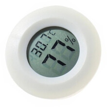 Thermomètre et Hygromètre Numérique LCD Rond, Testeur de Température et D'Humidité, Sonde de Capteur pour Congélateur, 10 Pièces