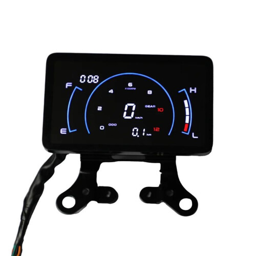 Motorcycle Speedometer Dashboard Tachometer Odometer LCD Screen Display for  Cargo GL150 GL 150  YBR125