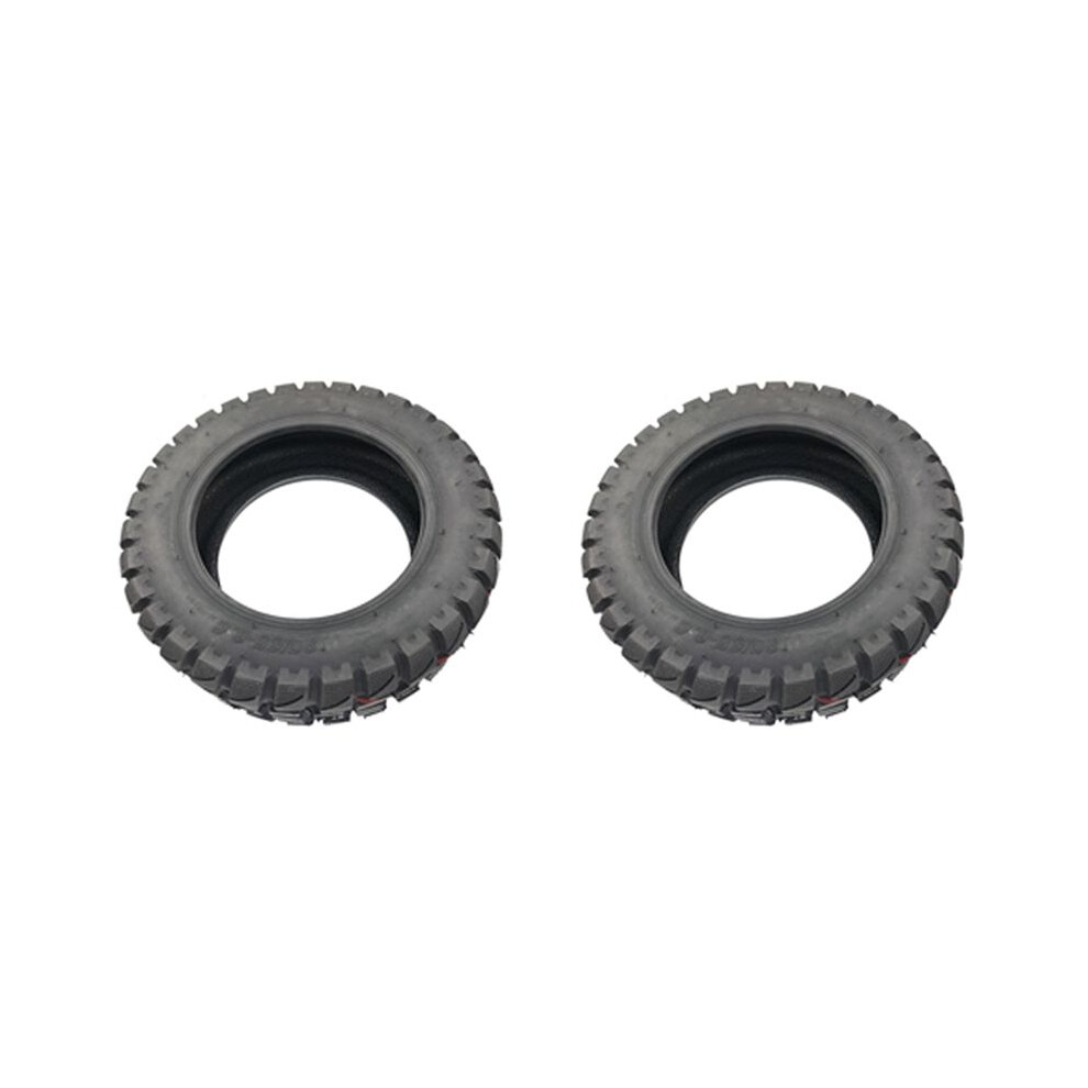 2Pcs 11 Inch Tubeless Tyre Electric Scooter Refitted 11-Inch 90/65-6.5 Thick Tire Outer Tire Vacuum Off-Road Tire Black 4713291163526