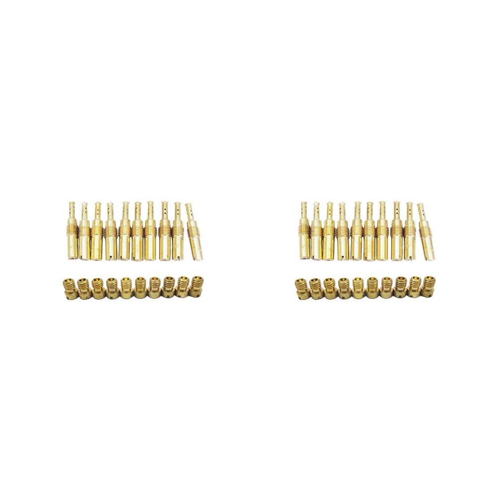 20Pcs Carburetor Main Jet Kit & 20Pcs Slow/ Jet For Pwk Keihin Oko Cvk Pwm Nsr Ksr Motorcycle Carburetor 6032785998375