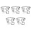 5X for  Dual Vanos O-Ring Seal Repair Kit E36 E39 E46 E53 E60 E83 E85 M52Tu M54 M56 1