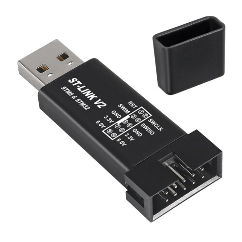 ST-Link V2  STM8 STM32 Simulator Download Programmer Programming with Cover DuPont Cable ST Link V2 2