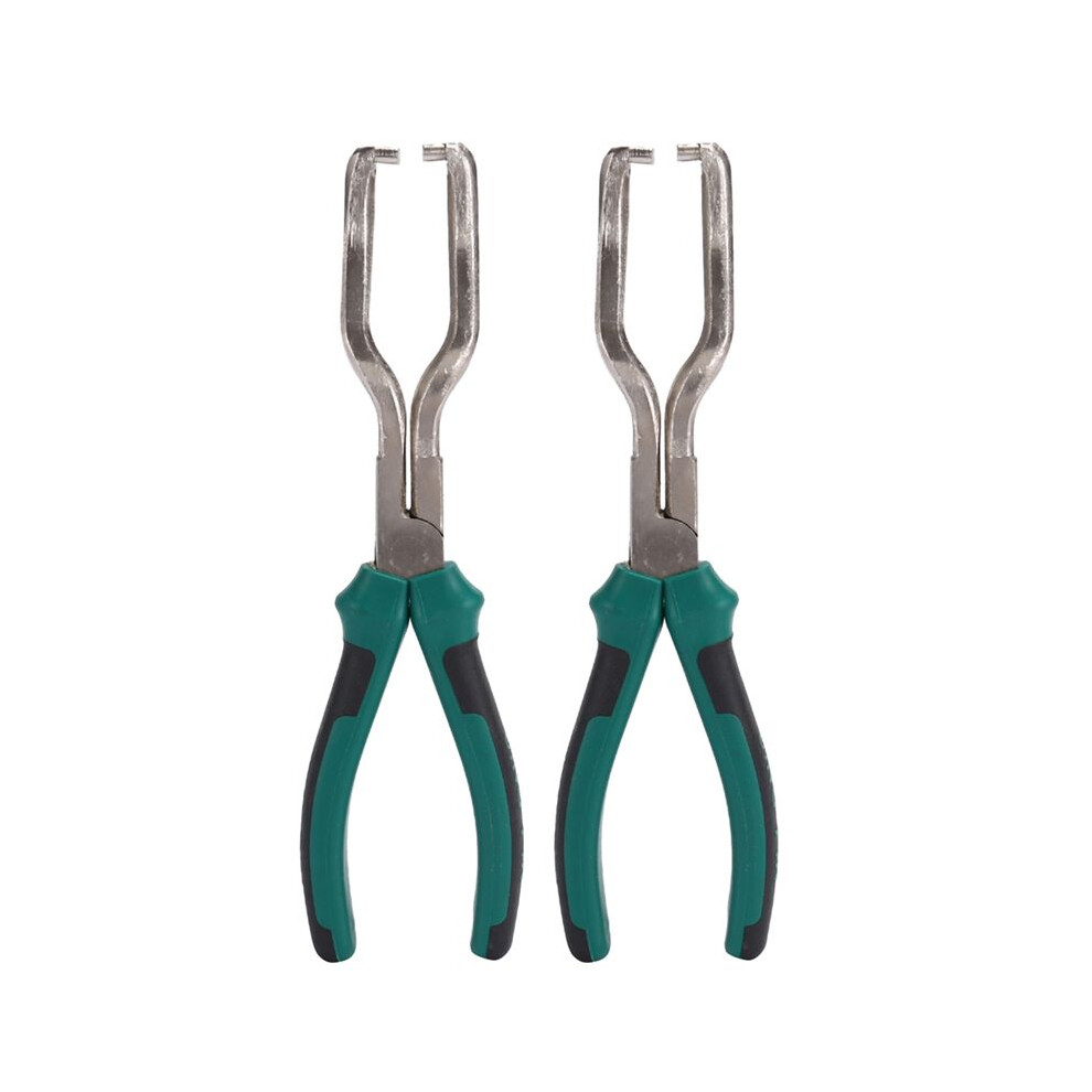 2X Fuel Filter Calipers Gasoline Pipe Fittings Special Clamp Rubber Handle Fuel Hose Pipe Buckle Removal Pliers(9Inches) 6033061079108