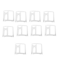 10X Interior Stainless Steel Sticker Water Cup Holder Panel Trim for C Class W204 2009-2014 Lhd