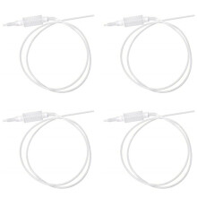 4 Pcs 2 Meter Syphon Tube Hand Fuel Pump Gasoline Siphon Hose Gas Oil Water Fuel Transfer Siphon Pump for Water Gasoline