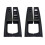 2X for  Superb Door Handle Front Left and Right Door Armrest Box Inner Handle Frame, the Lifter  Box Black 1