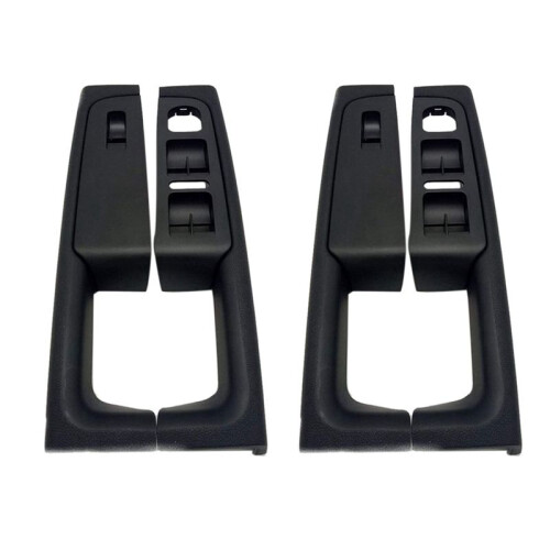 2X for  Superb Door Handle Front Left and Right Door Armrest Box Inner Handle Frame, the Lifter  Box Black