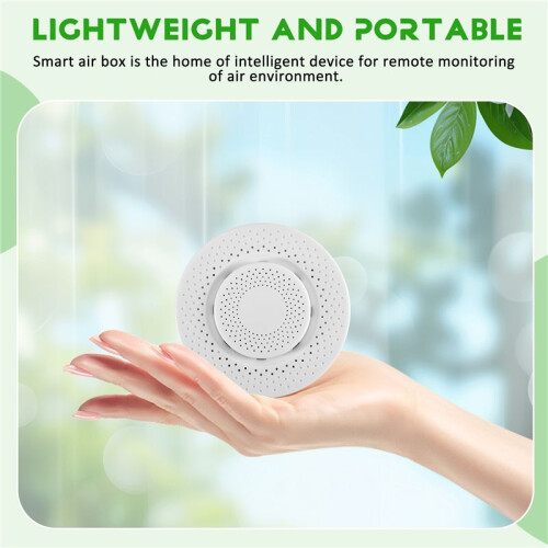 Zigbee/Tuya WIFI  Air Box Kooldioxidedetector CO2-Gassensor Formaldehyde VOC-Temperatuur-Vochtigheidssensor 2