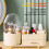 360 Rotating Makeup Organizer Box with Drawer, 5016.5cm, Beige/Green/White 4