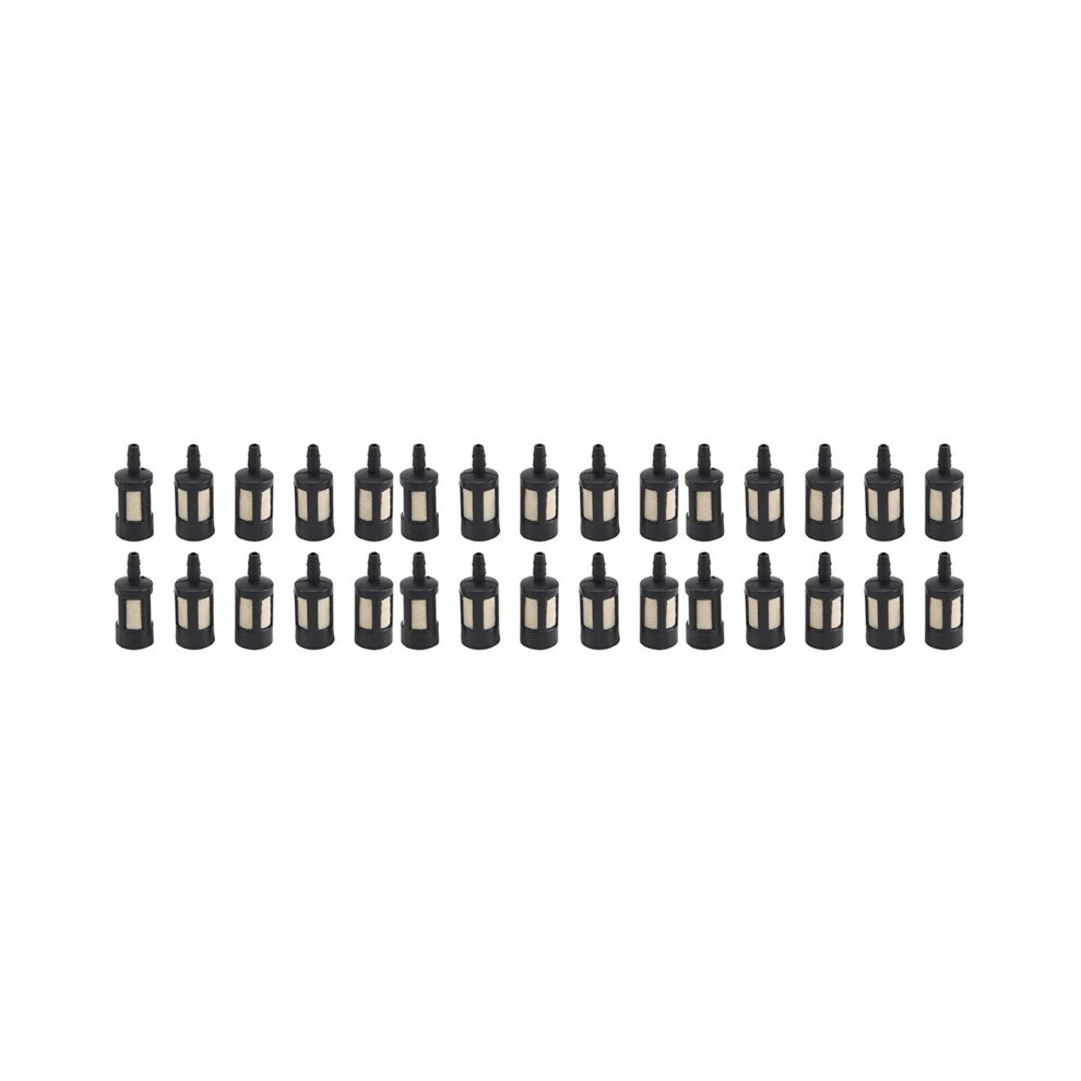 30Pcs Chainsaw Fuel Filters Black 4711143547500