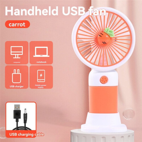 USB Handheld Fan Multi-Functional Desktop with Stand Eectric Fan Students Outdoor Portable Portable Small Fan B 2