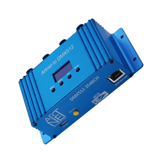 ArtNet DMX512 Ethernet Lighting Controller Interface LED Display 4  2048CH 2