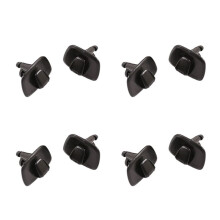 8Pcs Car Black ABS Interior Roof Hooks Clothes Hanger Hook Trim for V90 S90 XC40 XC60 XC90 2015-2020