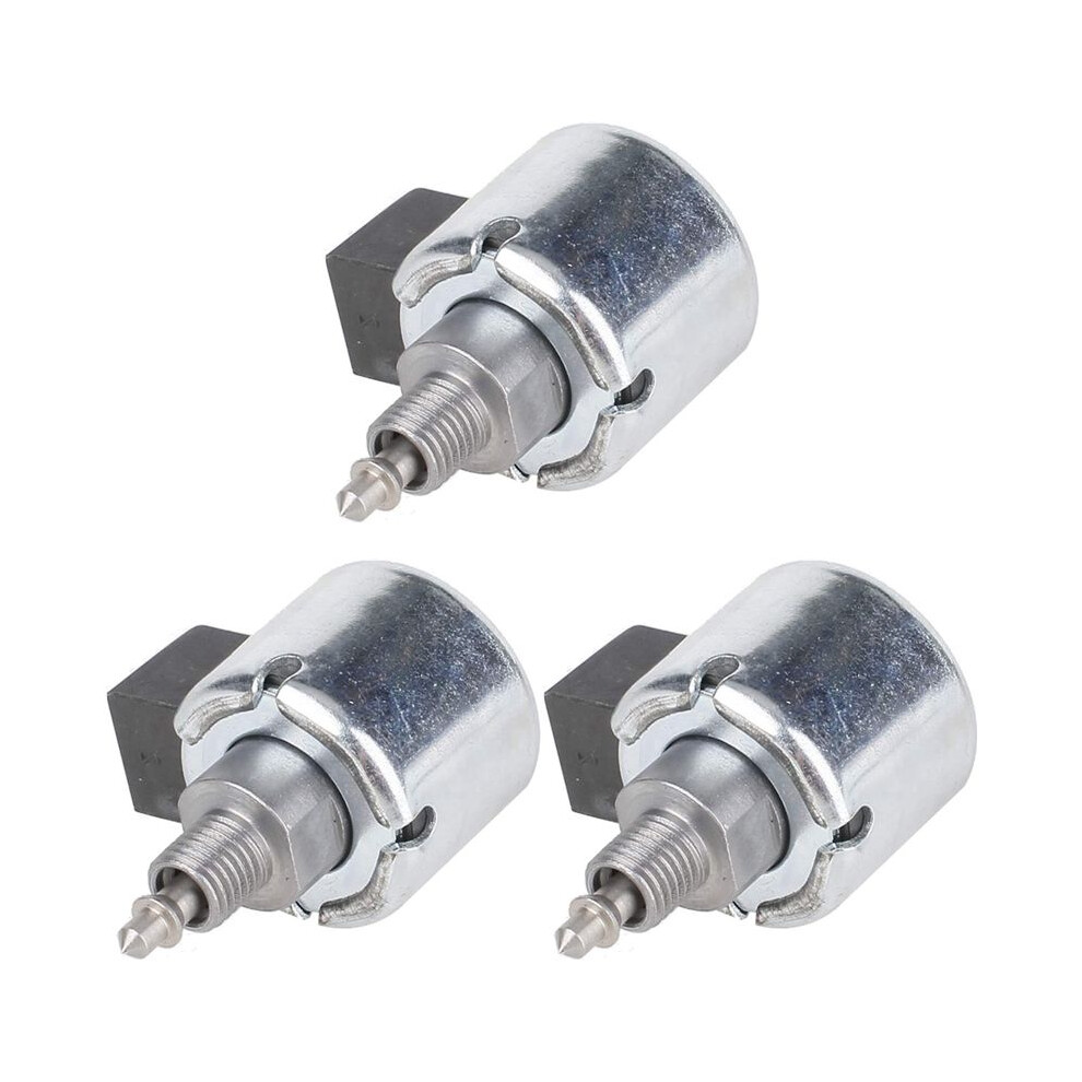 3X 694393 Fuel Shut-Off Solenoid Compatible With Briggs & Stratton Fuel Cut-Off Solenoid Lawn Mower 4713754256864