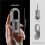Rechargeable Keychain Flashlight EDC  Keychain Flashlight Waterproof Compact Pocket COB Light for Outdoor Work Black 6