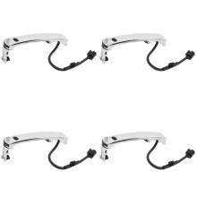 4X Car Chrome Outside Left Door Handle for Rogue 2010-2013 80640-Ca012 80640Ca012 80645-Ca000 80645Ca000