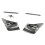 2Pair Front  Adjustment Lock Backrest Handle  A2079108506 A2079108606 for - W204 C204 W207 Bright 6