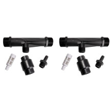 2pcs 2 Inch Venturi Fertilization System Male Thread Irrigation Venturi Automatic Fertilizer Injector Fertilizer Syringe