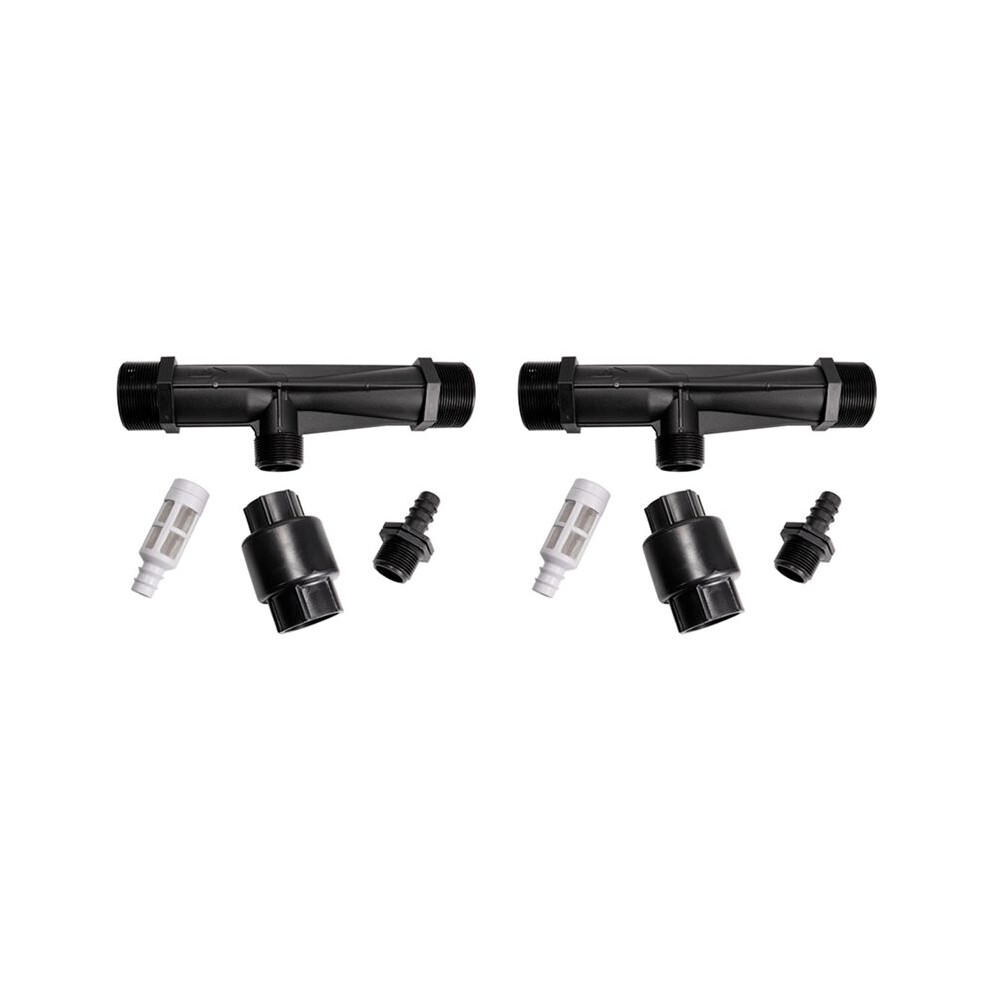2Pcs 2 Inch Venturi Fertilization System Male Thread Irrigation Venturi Automatic Fertilizer Injector Fertilizer Syringe 6132206290245