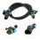 Par de Chicote de Fios de ExtensãO de Sensor de OxigêNio O2 de 24 Polegadas para Camaro Corvette LS2 LS3 LS7 L99 LTT 213-4408, 213-1694 2