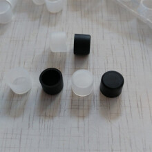 500Pcs/Lot RCA Plug Protective Cover Audio Lotus Lotus Block Plug Dust-Proof Cover Dust-Proof Cap, Transparent