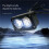 For Sur-Ron  Talaria Plug N  LED Headlight  White Spot Flood Pod Combo Kit Waterproof 3