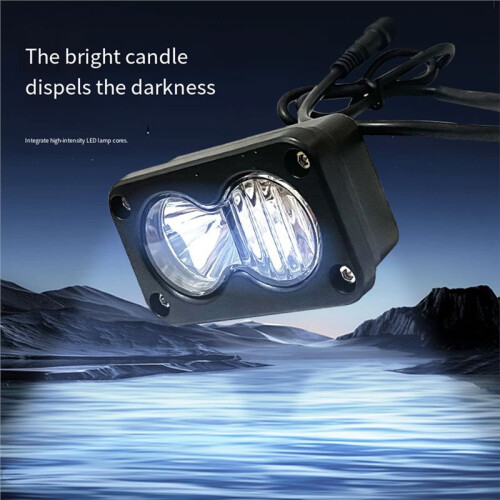 For Sur-Ron  Talaria Plug N  LED Headlight  White Spot Flood Pod Combo Kit Waterproof 2