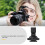 Foldable Cold Shoe Adapter for  Mic  with 1/4-20 Angle Adjustable Adapter for DSLR Camera Video Recording 6
