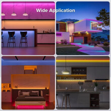 Silikon-LED-Kanalsystem, 5 M (16,4 Fuß), Flexible, Milchig-Weiße Abdeckung, DIY-Rohr für Fleckenlose Reinigung Von LED-Streifen Bis 12 mm Breite