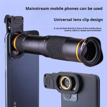 38x HD Zoom Professional Monocular Telescope with Phone Lens, Tripod & Metal Body for Outdoor Tourism and Camping