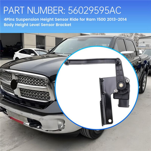 56029595AC 4Pins Suspension Height Sensor Ride for  Ram 1500 2013-2014 Body Height Level Sensor Bracket 1