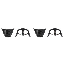 6PCS Steering Wheel Button Decorative Cover for Camry 2018 2019 8Th Multimedia Accessories
