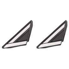 2X Placa Triangular Do Espelho Reverso Do Carro para Mondeo 2013+ Fusion Mondeo Guarnição Do Pilar Do para-Lama Dianteiro Esquerdo Do Carro