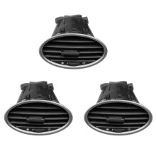3X für Focus MK2 2005-2013 4M51-A014L21-AD Front-Armaturenbrett-Mitte-Klimaanlagenauslass-Entlüftungsgitter-Baugruppe 4M51A014L21AD