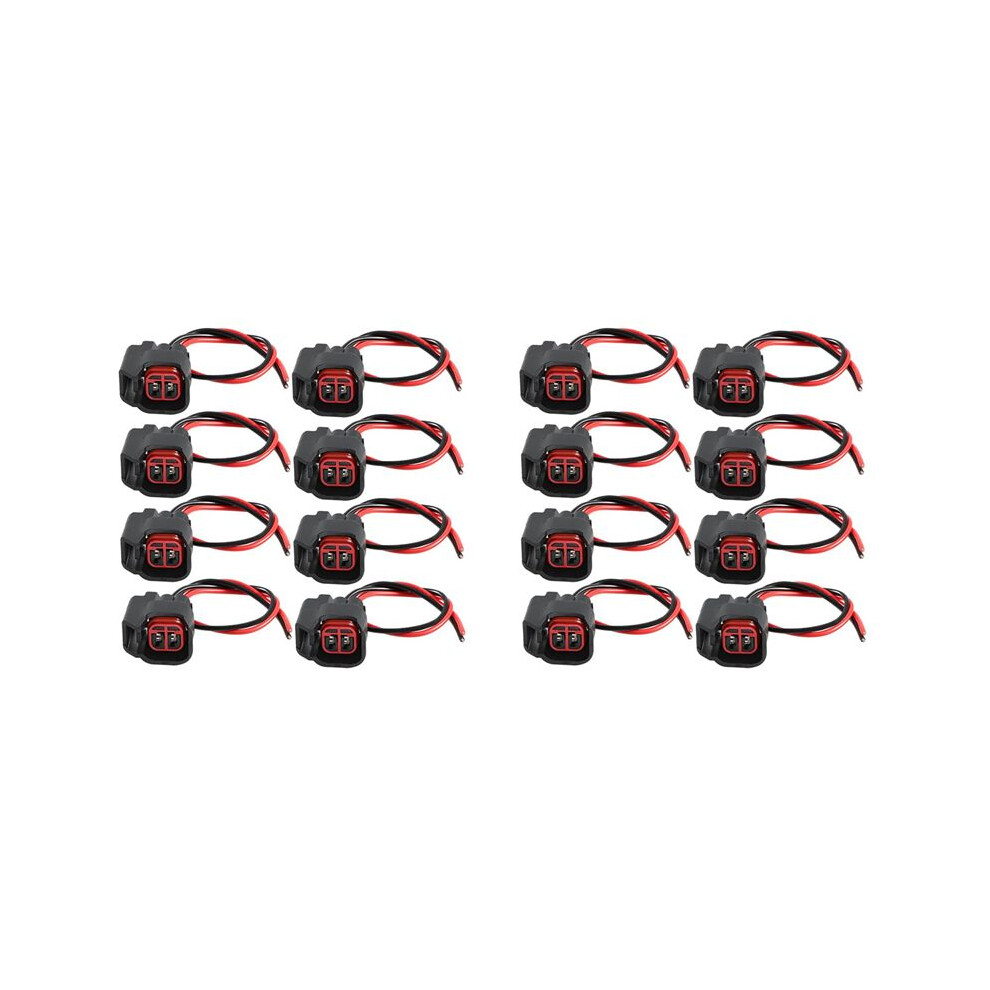 Ev6 Ev14 Fuel Injector Connector Pigtail Wire Harness For Suburban Mustang Mks 5013995Aa ,16Pcs 4713464863987