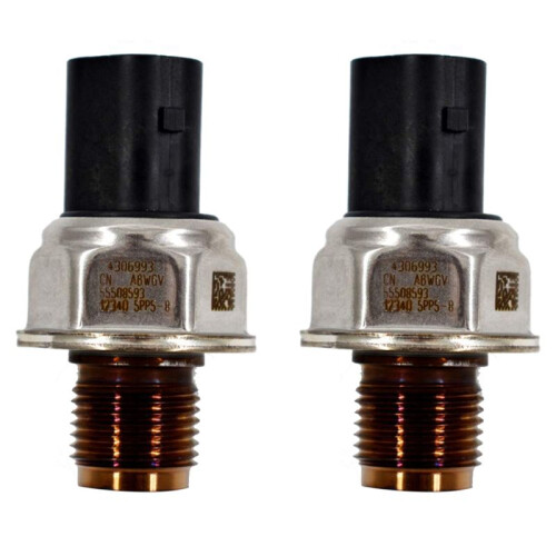 2X 68210175AA Kraftstoffdrucksensor Kraftstoffverteilerdrucksensor für  4306993