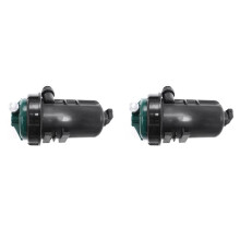 2X Bilbränslefilterenhet 1346386080 för Ducato 2.3 3.0 Bränslefilterhus med Filter