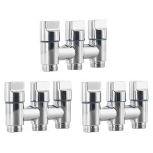 3X 3 Way Angle Valve Improve the Functionality of Your Home or Commercial Spaces with the Three Way Diverter Valve,A