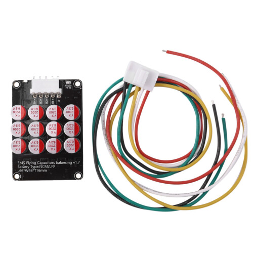 2X 4S 5A Whole Group Balancer Active BMS Board Lithium Lipo Lifepo4 Battery Equalizer  Transfer Capacitor 2