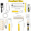 17x Paint Rollers Extension Pole Tray Brush Roller Sleeves Painting Set 2