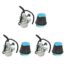 3X PZ19 Carburetor for Taotao 50Cc 70Cc 90Cc 110Cc 125Cc Dirt Bike ATV Scooter Moped with Air Fuel Filter