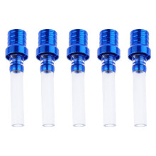 5X Tweerichtingsbrandstofgastankdop Ontluchtingsslang voor Motorfiets 50Cc SSR Dirt Quad ATV Quad Motocross Universeel - Blauw