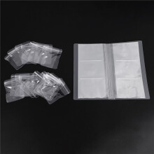 Sac à Fermeture éClair Anti-Oxydation pour Bijoux Transparent en PVC, Sac Livre Rangement pour Organisateur Boucle D'Oreille Bijoux, Livre de