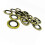 100PCS Engine Oil Drain Plug Gasket 016393/016454 for  ,,,,,,,, 3