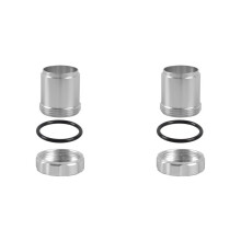2X Universal Filler Neck with Cap, Aluminum Alloy Weld  Oil Tank Filler Neck with Cap M48 X 2.5Mm OD for Fuel Tanks